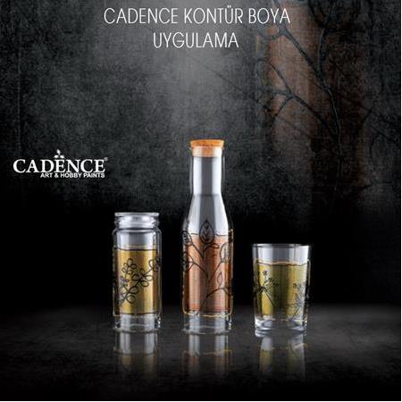 Cadence Cam Vitray Kontür Boyası 170 Gold Altin 50 ml