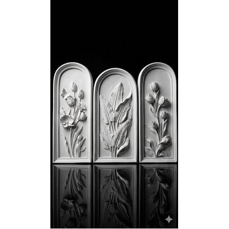 Polyester Duvar Pano (33X12,5 CM) (31X14 CM) 3 ADET