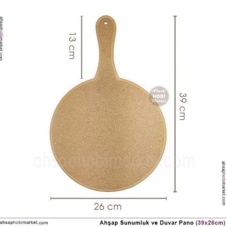 Ahşap Sunumluk ve Duvar Pano (39x26cm)