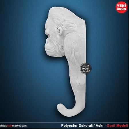 Polyester Dekoratif Askı Goril Modeli