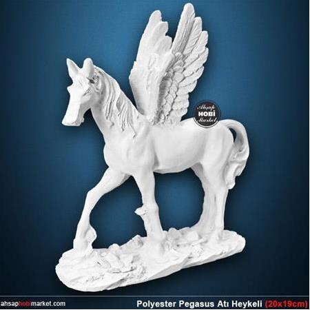 Pegasus Atı Biblo Polyester (20x19cm)