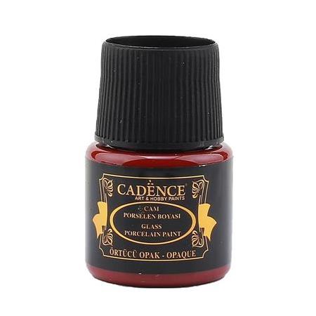 Cadence Vitray Cam Porselen Boyası 16 Bordo 45ML