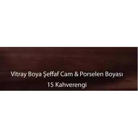 Cadence Vitray Cam Porselen Boyası 15  Kahverengi 45ML