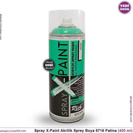 Spray X-Paint Akrilik Sprey Boya 6716 Patina Yeşili 400ml