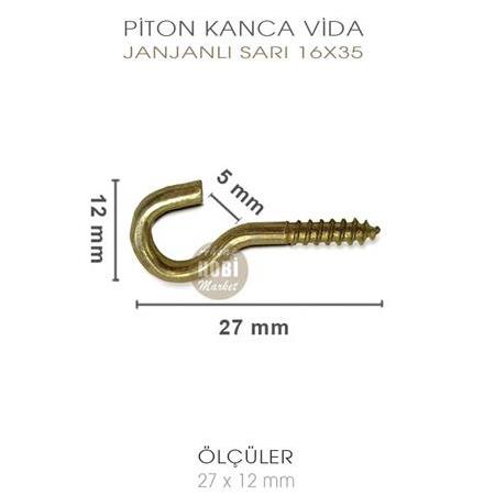 Toptan Piton Kanca Vida 16X35 (27x12mm) 100 Adet