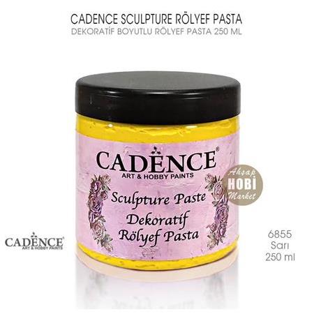 Cadence Sculpture Dekoratif Rölyef 6855 Sarı 250ml