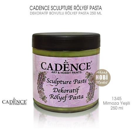 Cadence Sculpture Dekoratif Rölyef 1345 Mimoza Yeşili 250ml