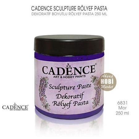 Cadence Sculpture Dekoratif Rölyef 6831 Mor 250ml