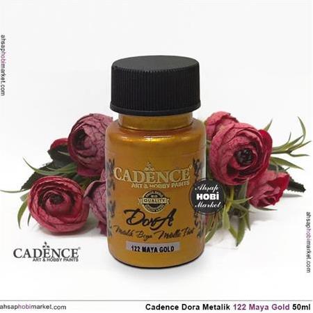 Cadence Dora Metalik Boya 122 Maya Gold 50 ml