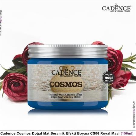Cadence Cosmos Doğal Mat Seramik Efekti CS06 Royal Mavi
