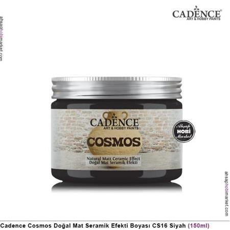 Cadence Cosmos Doğal Mat Seramik Efekti CS16 Siyah