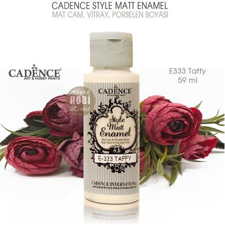 Cadence Style Matt Enamel Taffy Mat Cam Porselen Boyası No:333 (59 ml)