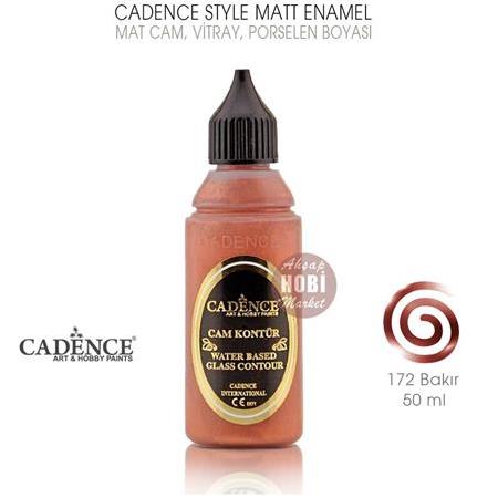 Cadence Cam Vitray Kontür Boyası 172 Bakır Copper 50 ml