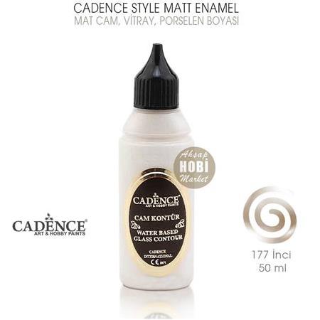 Cadence Cam Vitray Kontür Boyası 177 İnci Pearl 50 ml