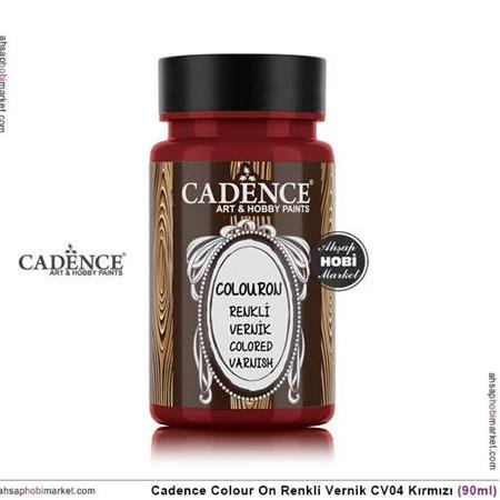 Cadence Colour On Renkli Vernik CV04 Kırmızı