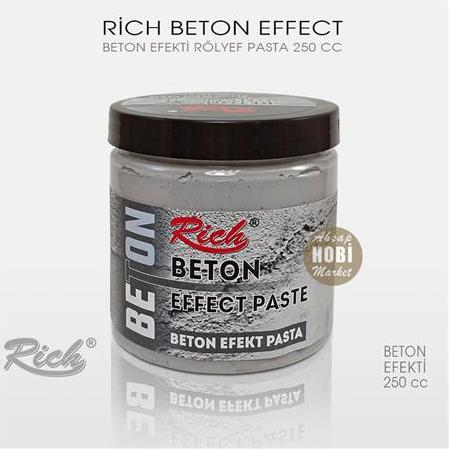 Rich Beton Efekt Rölyef Pasta 250 cc (350 gr)