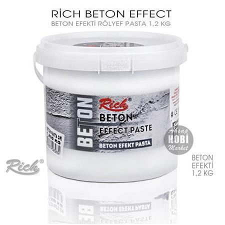 Rich Beton Efekt Rölyef Pasta 1200 gr (1,2 kg)