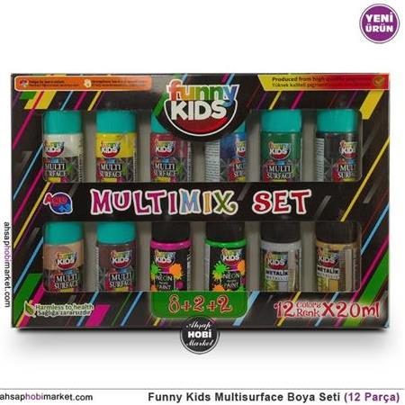 Funny Kids MultiSurface Multimix Akrilik Boya Seti
