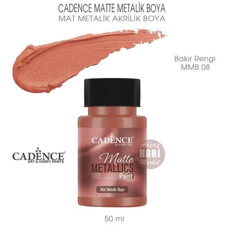 Cadence Mat Metalik Matte Boya Bakır Rengi (50 ml) MMB 08