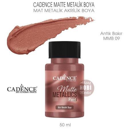 Cadence Mat Metalik Matte Boya Antik Bakır (50 ml) MMB 09