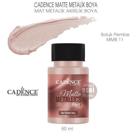 Cadence Mat Metalik Matte Boya Soluk Pembe (50 ml) MMB 11