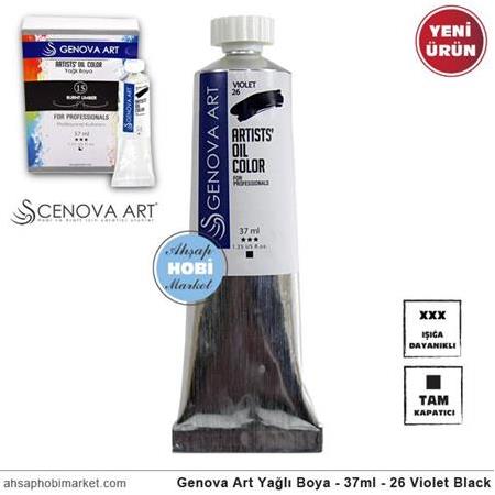 Genova Art Yağlı Boya - 26 Violet Black