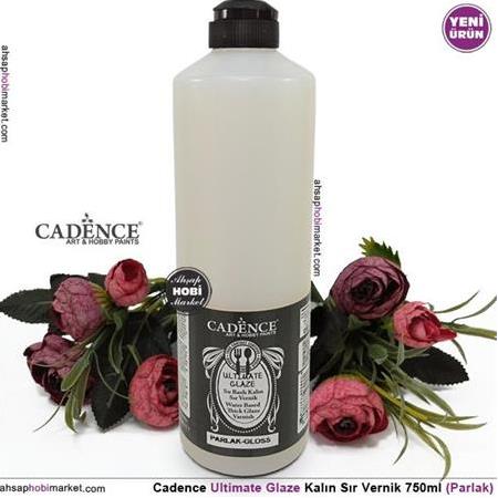 Cadence Ultimate Glaze Kalın Sır Vernik 750ml Parlak