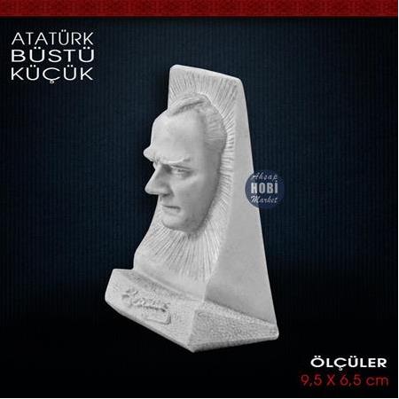 Atatürk Biblo Küçük (9,5x6,5 cm) Ham Polyester