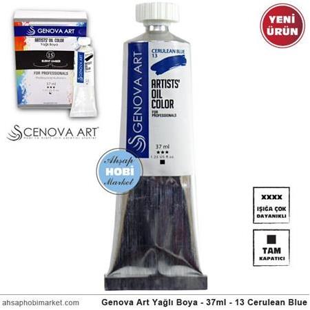 Genova Art Yağlı Boya - 13 Cerulean Blue