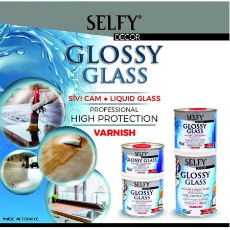 Rich Glossy Glass Sıvı Cam Vernik Selfy Decor (500+250gr)
