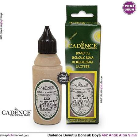 Cadence Boyutlu Boncuk Boya 462 Antik Altın Simli