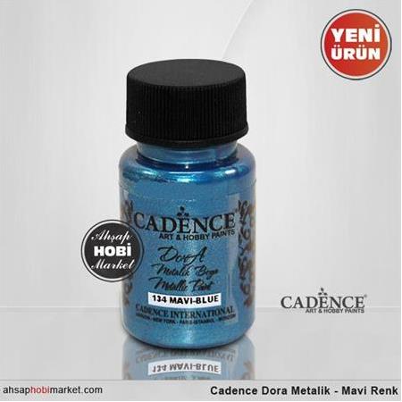 Cadence Dora Metalik Mavi Renk No:134