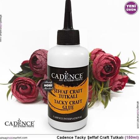 Cadence Tacky Craft Şeffaf Hobi Tutkalı 150ml