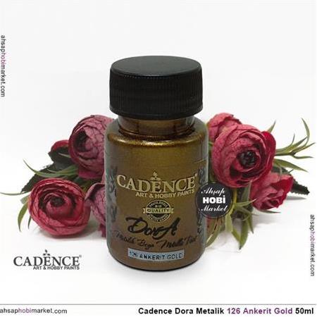 Cadence Dora Metalik Boya 126 Ankerit Gold 50 ml